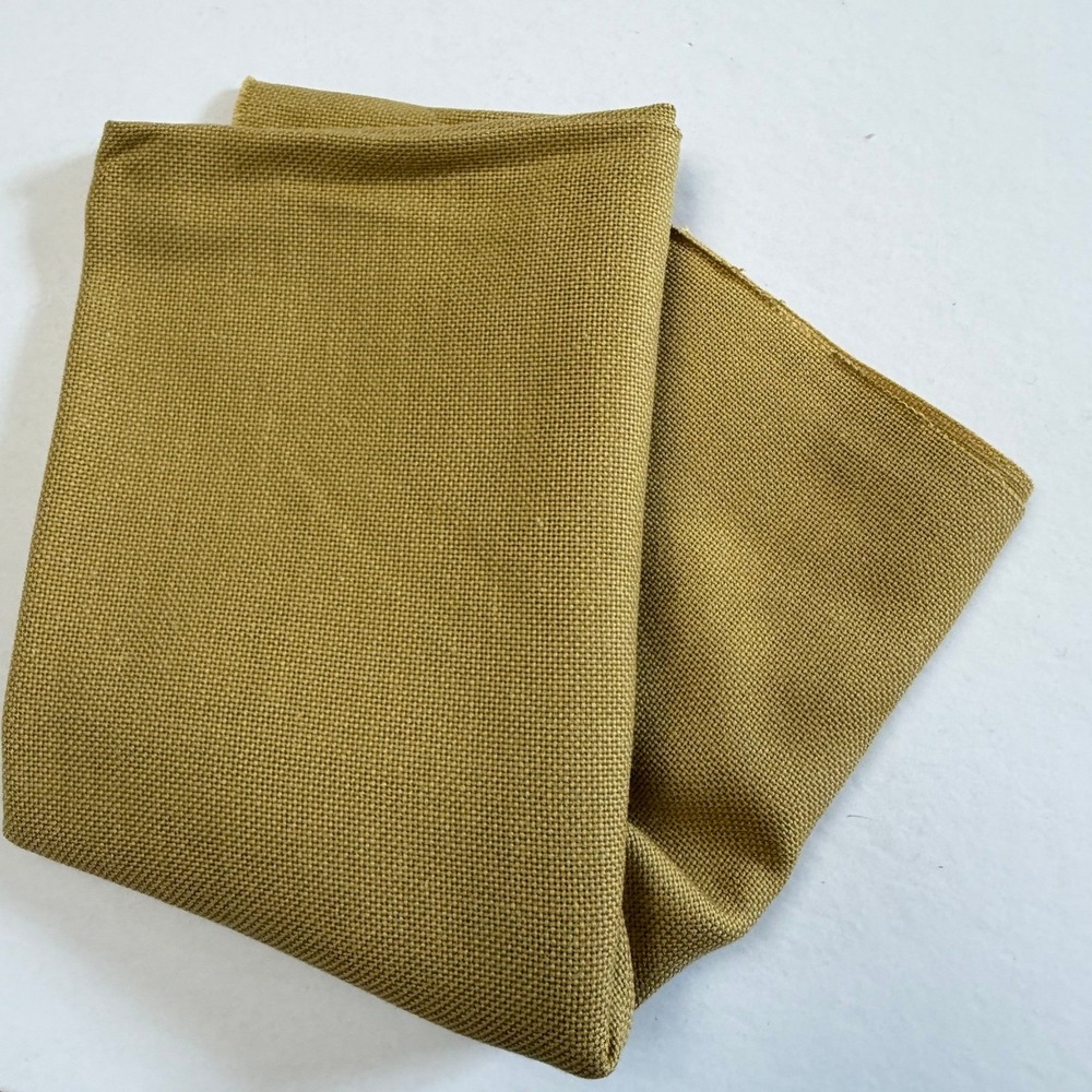 Lugana * Evenweave 24ct Cross Stitch Fabric 27x18.5 Golden Yellow Embroidery